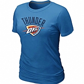 Oklahoma City Thunder Big & Tall Primary Logo L.blue Women's T-Shirt,baseball caps,new era cap wholesale,wholesale hats