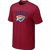 Oklahoma City Thunder Big & Tall Primary Logo Red T-Shirt,baseball caps,new era cap wholesale,wholesale hats