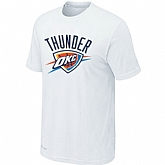 Oklahoma City Thunder Big & Tall Primary Logo white T-Shirt,baseball caps,new era cap wholesale,wholesale hats