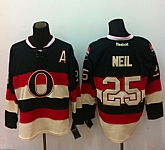 Ottawa Senators #25 Chris Neil Black Third Jerseys,baseball caps,new era cap wholesale,wholesale hats