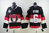 Ottawa Senators #6 Bobby Ryan Black Third 2012 All Star Patch Jerseys,baseball caps,new era cap wholesale,wholesale hats