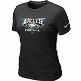 Philadelphia Eagles Black Women's Critical Victory T-Shirt,baseball caps,new era cap wholesale,wholesale hats