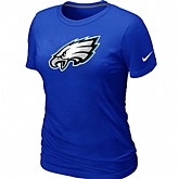 Philadelphia Eagles Blue Women's Logo T-Shirt,baseball caps,new era cap wholesale,wholesale hats