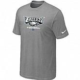 Philadelphia Eagles Critical Victory light Grey T-Shirt,baseball caps,new era cap wholesale,wholesale hats