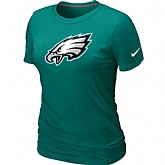 Philadelphia Eagles L.Green Women's Logo T-Shirt,baseball caps,new era cap wholesale,wholesale hats