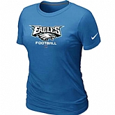 Philadelphia Eagles L.blue Women's Critical Victory T-Shirt,baseball caps,new era cap wholesale,wholesale hats