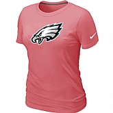 Philadelphia Eagles Pink Women's Logo T-Shirt,baseball caps,new era cap wholesale,wholesale hats