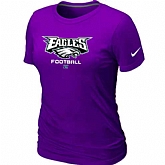 Philadelphia Eagles Purple Women's Critical Victory T-Shirt,baseball caps,new era cap wholesale,wholesale hats