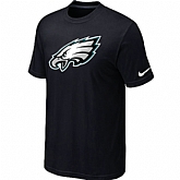 Philadelphia Eagles Sideline Legend Authentic Logo T-Shirt Black