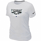 Philadelphia Eagles White Women's Critical Victory T-Shirt,baseball caps,new era cap wholesale,wholesale hats
