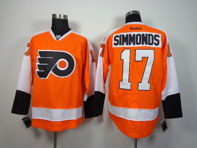 Philadelphia Flyers #17 Simmonds Orange Jerseys