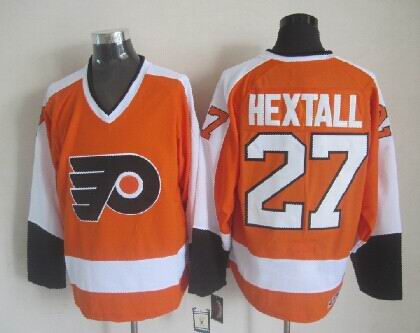 Philadelphia Flyers #27 Flyers #Ron Hextall CCM Orange Jerseys