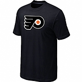 Philadelphia Flyers Big & Tall Logo Black T-Shirt,baseball caps,new era cap wholesale,wholesale hats