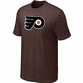 Philadelphia Flyers Big & Tall Logo Brown T-Shirt,baseball caps,new era cap wholesale,wholesale hats