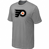 Philadelphia Flyers Big & Tall Logo L.Grey T-Shirt,baseball caps,new era cap wholesale,wholesale hats