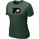 Philadelphia Flyers Big & Tall Women's Logo D.Green T-Shirt,baseball caps,new era cap wholesale,wholesale hats