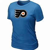 Philadelphia Flyers Big & Tall Women's Logo L.blue T-Shirt,baseball caps,new era cap wholesale,wholesale hats