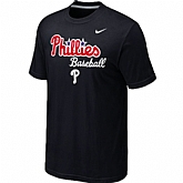 Philadelphia Phillies 2014 Home Practice T-Shirt - Black,baseball caps,new era cap wholesale,wholesale hats
