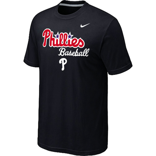 Philadelphia Phillies 2014 Home Practice T-Shirt - Black