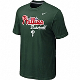 Philadelphia Phillies 2014 Home Practice T-Shirt - Dark Green,baseball caps,new era cap wholesale,wholesale hats