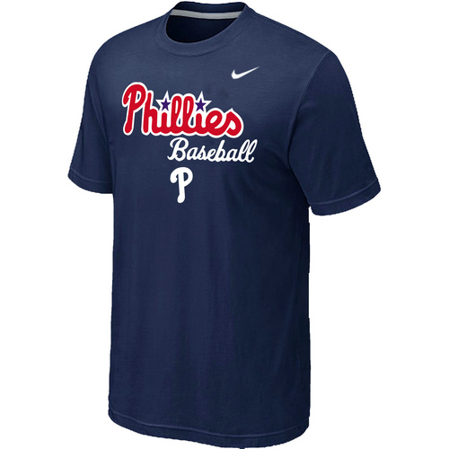 Philadelphia Phillies 2014 Home Practice T-Shirt - Dark blue