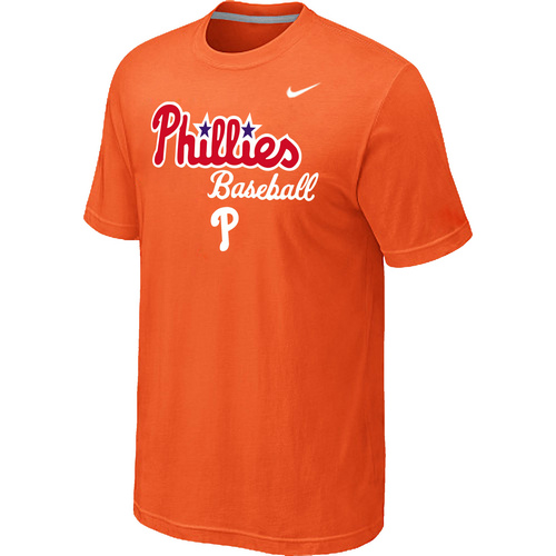 Philadelphia Phillies 2014 Home Practice T-Shirt - Orange