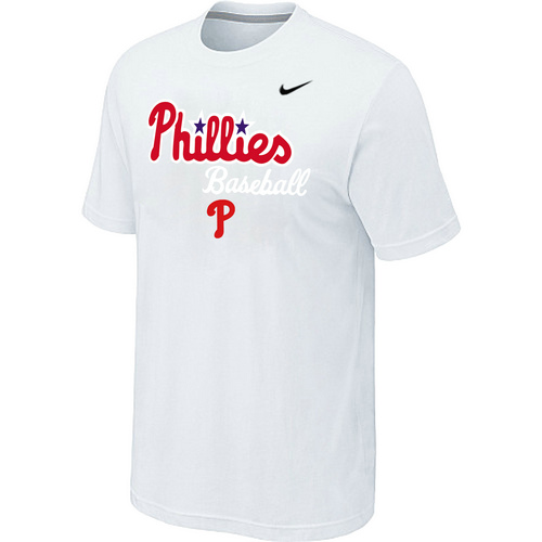 Philadelphia Phillies 2014 Home Practice T-Shirt - White