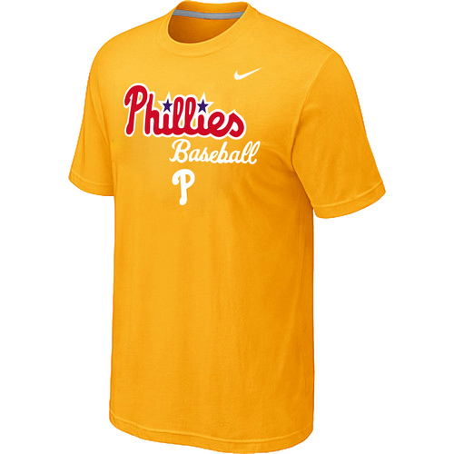 Philadelphia Phillies 2014 Home Practice T-Shirt - Yellow