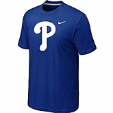 Philadelphia Phillies Heathered Blue Nike Blended T-Shirt,baseball caps,new era cap wholesale,wholesale hats