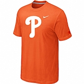 Philadelphia Phillies Heathered Orange Nike Blended T-Shirt,baseball caps,new era cap wholesale,wholesale hats