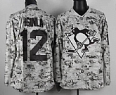 Pittsburgh Penguins #12 Jarome Iginla White Camo Jerseys,baseball caps,new era cap wholesale,wholesale hats