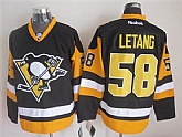 Pittsburgh Penguins #58 Letang Black Throwback Jerseys,baseball caps,new era cap wholesale,wholesale hats