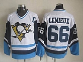 Pittsburgh Penguins #66 Mario Lemieux White Blue CCM Throwback Jerseys,baseball caps,new era cap wholesale,wholesale hats