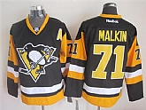 Pittsburgh Penguins #71 Evgeni Malkin Black Throwback Jerseys,baseball caps,new era cap wholesale,wholesale hats