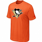 Pittsburgh Penguins Big & Tall Logo Orange T-Shirt,baseball caps,new era cap wholesale,wholesale hats