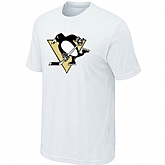 Pittsburgh Penguins Big & Tall Logo White T-Shirt