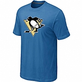 Pittsburgh Penguins Big & Tall Logo light Blue T-Shirt,baseball caps,new era cap wholesale,wholesale hats