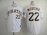 Pittsburgh Pirates #22 Andrew McCutchen White Jerseys,baseball caps,new era cap wholesale,wholesale hats