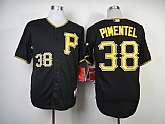 Pittsburgh Pirates #38 Pimentel Black Jerseys,baseball caps,new era cap wholesale,wholesale hats