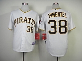 Pittsburgh Pirates #38 Pimentel White Jerseys,baseball caps,new era cap wholesale,wholesale hats