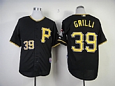 Pittsburgh Pirates #39 Jason Grilli Black Jerseys,baseball caps,new era cap wholesale,wholesale hats