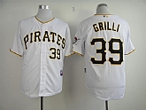 Pittsburgh Pirates #39 Jason Grilli White Jerseys,baseball caps,new era cap wholesale,wholesale hats