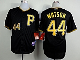 Pittsburgh Pirates #44 Watson Black Jerseys,baseball caps,new era cap wholesale,wholesale hats