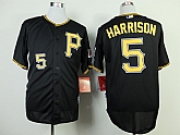 Pittsburgh Pirates #5 Harrison Black Jerseys,baseball caps,new era cap wholesale,wholesale hats