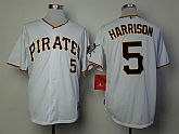 Pittsburgh Pirates #5 Harrison White Jerseys,baseball caps,new era cap wholesale,wholesale hats