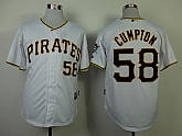 Pittsburgh Pirates #58 Cumpton White Jerseys,baseball caps,new era cap wholesale,wholesale hats