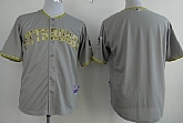 Pittsburgh Pirates Blank Gray 2013 USMC Home Cool Base Jerseys,baseball caps,new era cap wholesale,wholesale hats