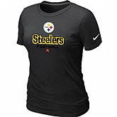 Pittsburgh Steelers Black Women's Critical Victory T-Shirt,baseball caps,new era cap wholesale,wholesale hats