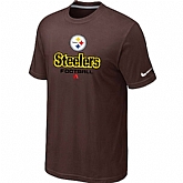 Pittsburgh Steelers Critical Victory Brown T-Shirt,baseball caps,new era cap wholesale,wholesale hats