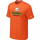 Pittsburgh Steelers Critical Victory Orange T-Shirt,baseball caps,new era cap wholesale,wholesale hats